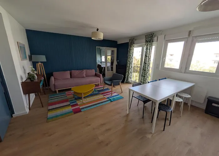 T4 Hyper Centre Agreable Et Lumineux *